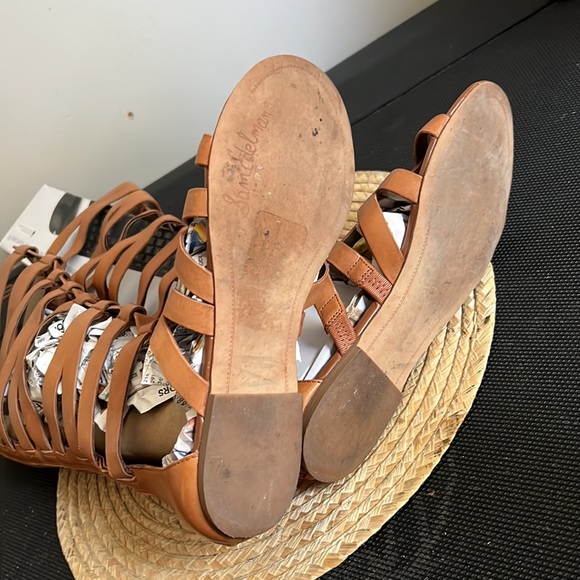 Sam Edelman Leather Gladiators Sandals Size 7.5 - Picture 14 of 15